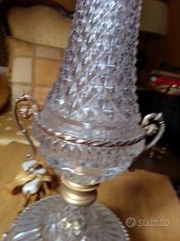 Lampada antica con paralume