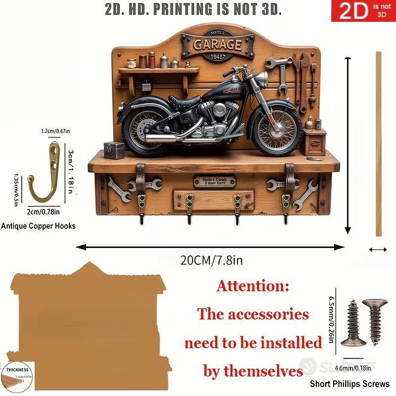 Portachiavi in metallo per moto, chopper | Chopper | Regalo