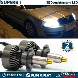 Kit LED H7 per Skoda SUPERB B5 LENTICOLARI 12000LM