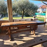 Tavolo da falegname antico