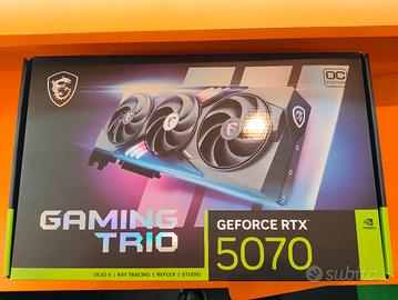 scheda video  rtx5070 msi