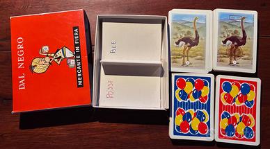 Carte da gioco Dal Negro con bollo fiscale