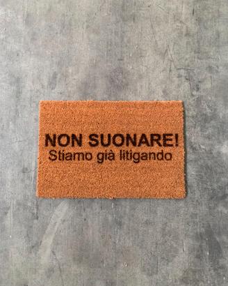 ZERBINO TAPPETO "NON SUONARE!"