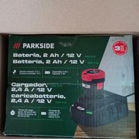 batteria più caricabatteria Parkside 