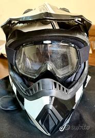 Casco Motocross Enduro S-Line + Maschera inclusa