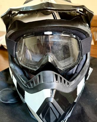 Casco Motocross Enduro S-Line + Maschera inclusa