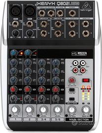 Behringer Xenyx Q802-USB MIXER 8 ingressi