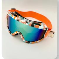 Mascherina da sci e snowboard orange/blue hi tech