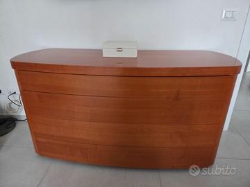 Comò e 2 comodini color ciliegio vero legno