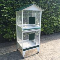 Voliera Zante 2 Scomparti Verniciata  cm 82x65x165