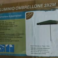 Ombrellone 3x2mt alluminio