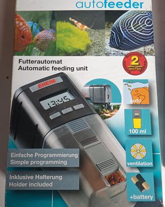 mangiatoia automatica pesci o tartarughe acqua 