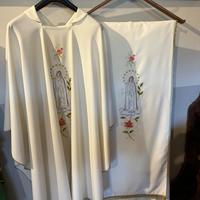 Casula sacerdote mariana con coprileggio
