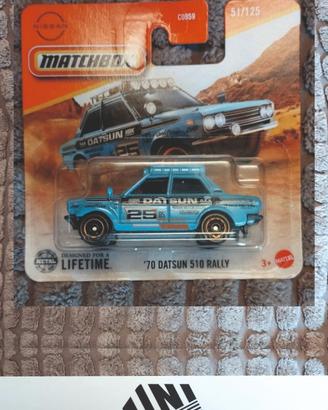 MATCHBOX DATSUN 510 RALLY 1/64 1:64