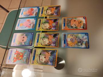 Lotto Carte Digimon Digital Monsters Holographic