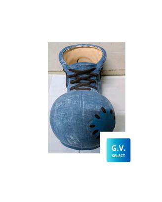 Raro e vintage "Vaso a forma di scarpa blu"