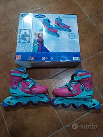 pattini a rotelle per bambina Frozen regolabili