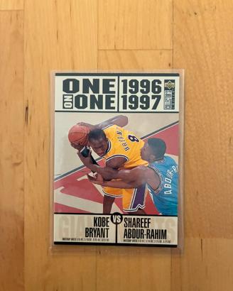 Card upper deck one on one kobe