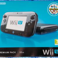 NINTENDO WII U+CONTROLLER+NUNCHUK+REMOTE PLUS