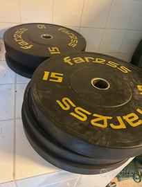 Bumpers faress e kettlebells