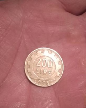 Moneta 200 lire anno 1978