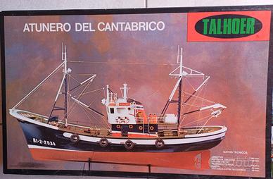 Modello  in legno di barca da pesca della Talhoer
