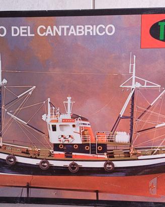 Modello  in legno di barca da pesca della Talhoer