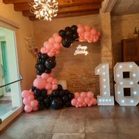 Allestimento con palloncini
