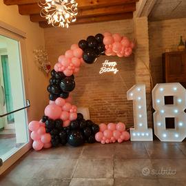 Allestimento con palloncini