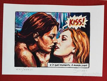 Art  Giclée - Kiss - Limited Edition n. XXI/XXXIII