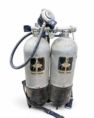Bombole tecnisub doppie con erogatore