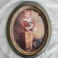 Quadro vintage “Master Simpson” 21x16 cm – cornice