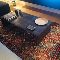 tappeto afghano geometrico moderno