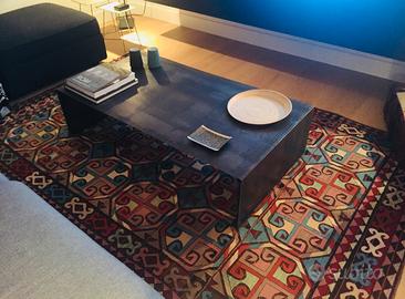 tappeto afghano geometrico moderno