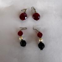 set 2 paio di orecchini