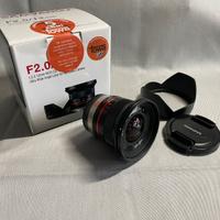 SAMYANG 12mm f/2.0 NCS CS attacco Fuji X-Mount