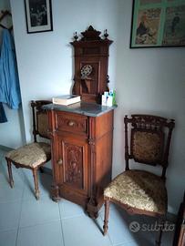 Coppia comodini vintage