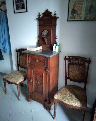 Coppia comodini vintage