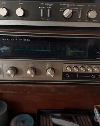 Lotto audio - amplificatore +2 giradischi