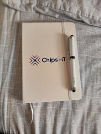 quaderno + penna Chips-IT 