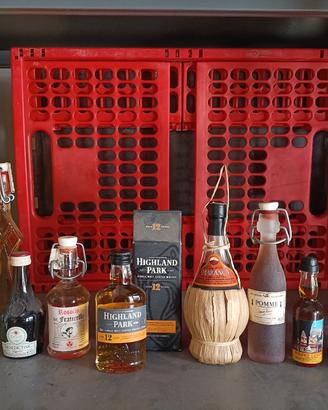 bottigliette liquore stock