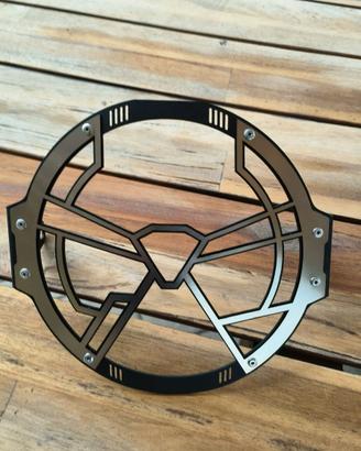 Coprifaro in acciaio per Triumph Scrambler 400 X 2