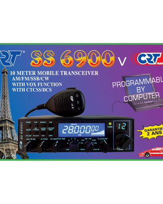 Ricetrasmettitore mobile 10 metri CRT SS 6900v