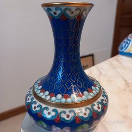 Vasetto cinese vintage cloisonne 'made in Italy