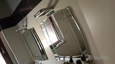 2 specchi più lampade 