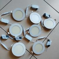 Faretti incasso circolare sottile a LED con clip