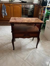 Tavolino Legno / Marmo