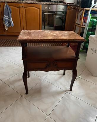 Tavolino Legno / Marmo