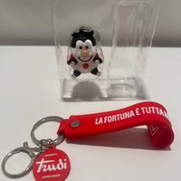 Trudi portachiavi Coccinella con moschettone