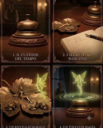 Lotto ottone  liberty Campanello  Svuotatasche
